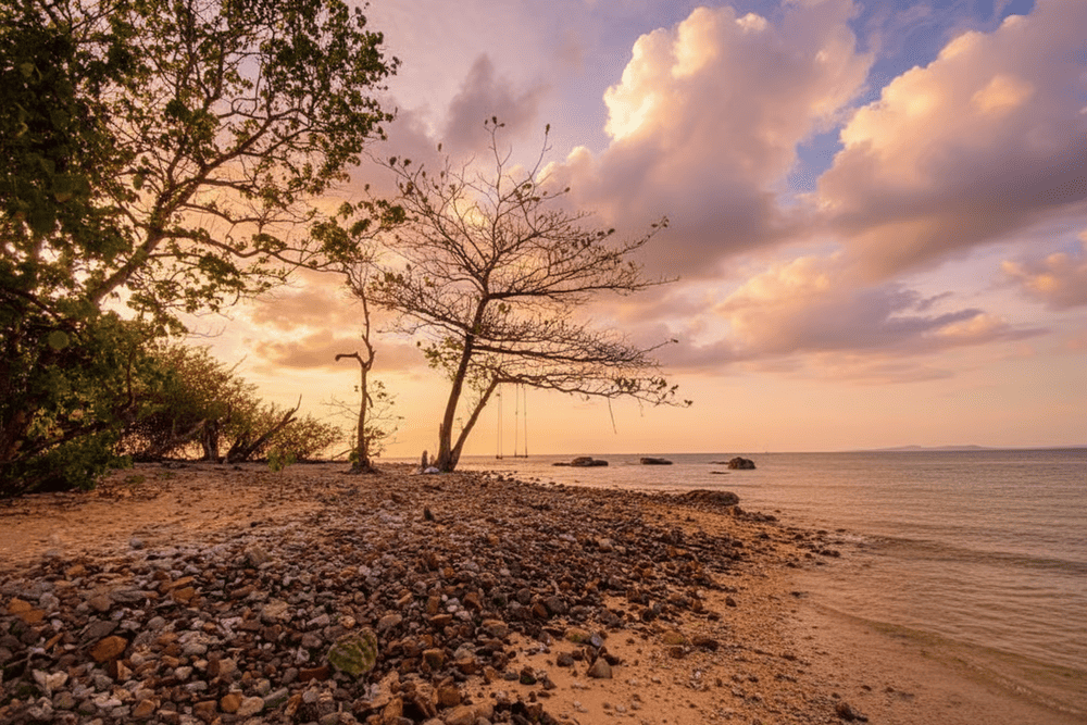 Turtle Island is a peaceful snorkeling spot, known for its calm waters, rich coral reefs, and untouched natural beauty